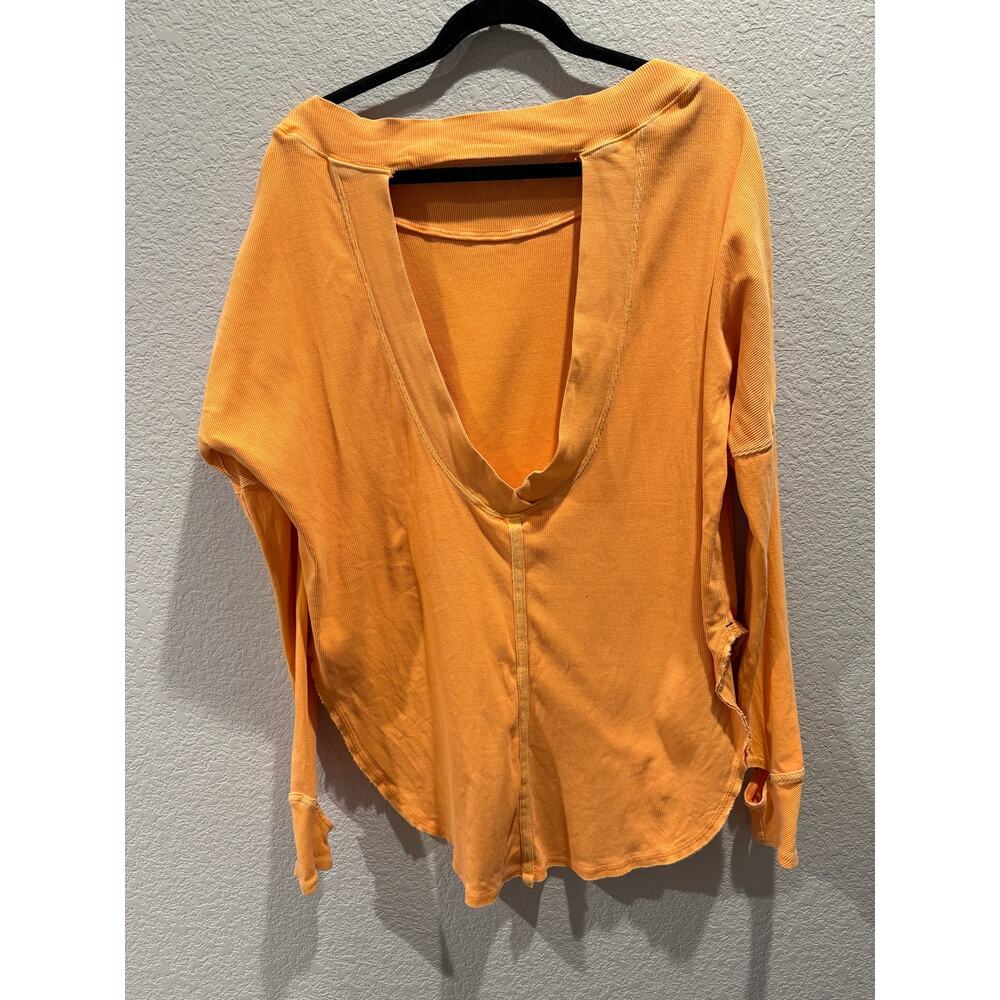 Fp Movement Simply Layer Top In Orange Size M - image 4